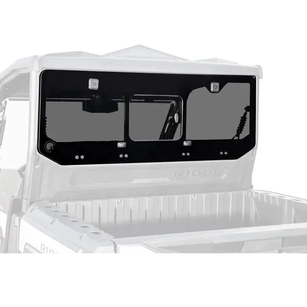 Superatv Kawasaki Ridge Sliding Rear Glass Windshield 1