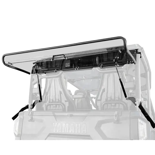 Superatv Yamaha Wolverine Rmax 4 Flip Up Rear Windshield 1