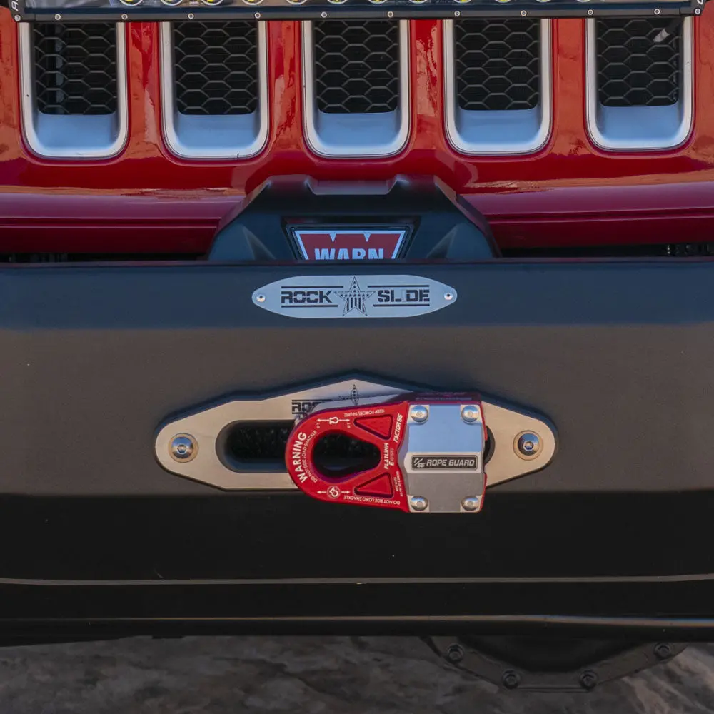 Aluminum Winch Fairlead For Rse Front Bumpers With Synthetic Winch Lines 1