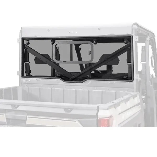 Superatv Polaris Ranger 1000 Sliding Rear Windshield 1
