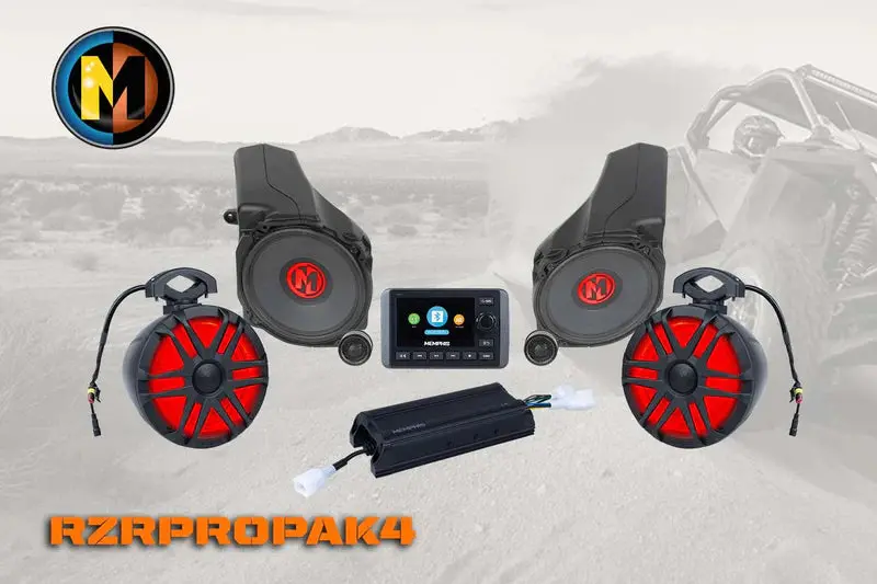 Memphis Audio Rzr Pro 4 Audio Kit (Pro Xp - Pro R - Turbo R) 2