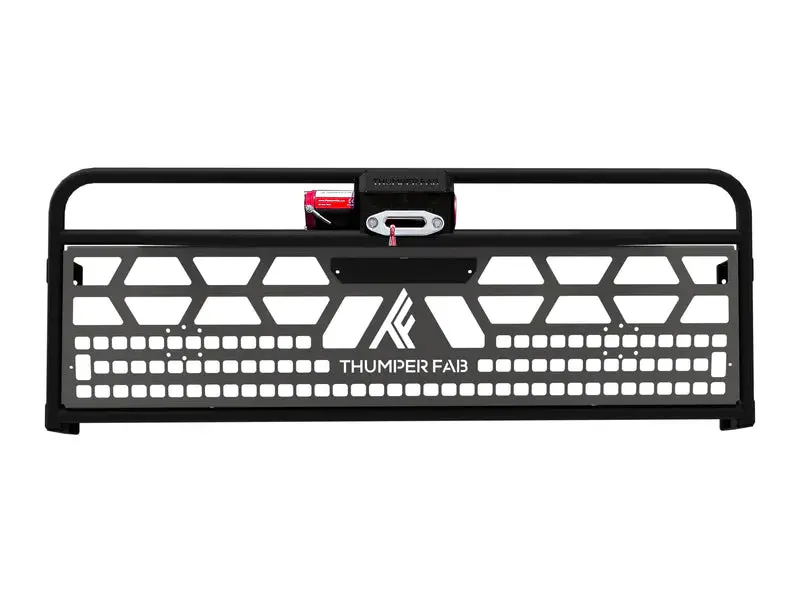 Thumper Fab Ranger 1500 Xd Winch Headache Rack 1