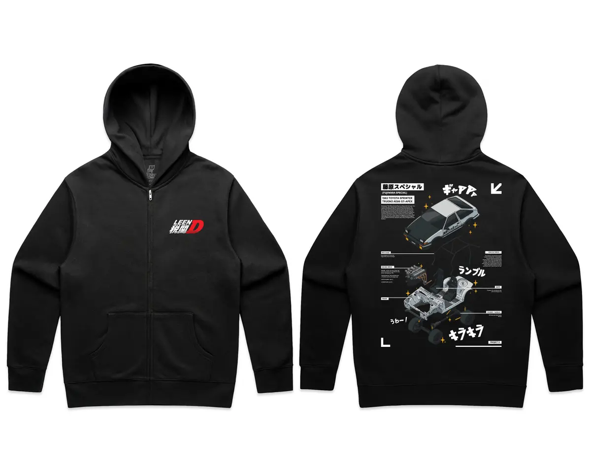 Lc "Eightsix" Zip Hoodie - Black 1