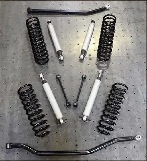 Jeep Jk Lift Kit 3.5 Inch Rock Runner Base 07-18 Wrangler Jk Shocks Springs 2 Track Bars 1