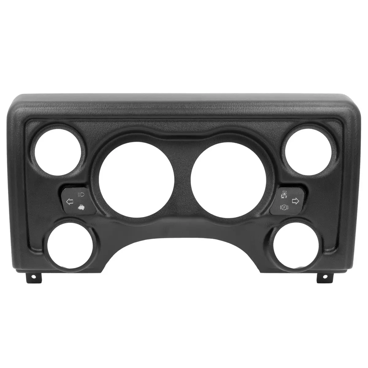 Autometer 90011 Gauge Mount, Direct Fit Dash Panel, 6 Gauge (3 3/8" X2, 2 1/16" X4), Jeep Tj/Xj 1