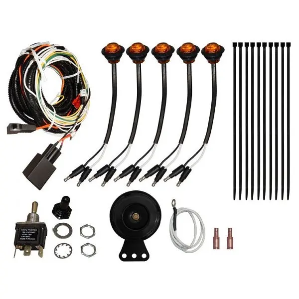 Superatv Kawasaki Mule Pro Plug & Play Turn Signal Kit 1