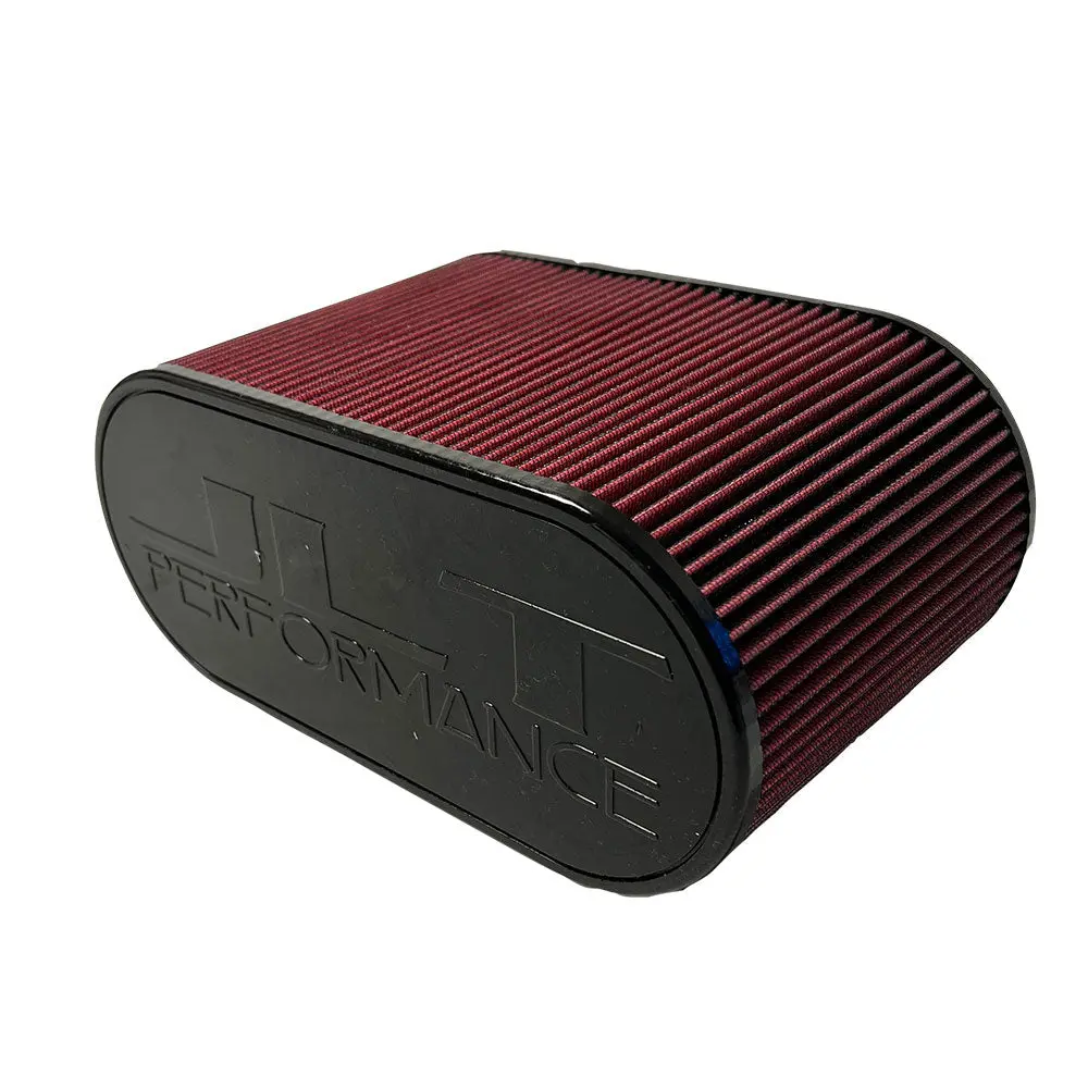 S & B Air Filter 4X12 Inch Oval - Red Oil 1