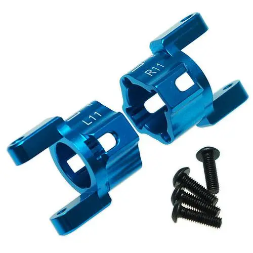 Yeah Racing Axial Scx10 11 Degree Aluminum C Hub Carrier Set Scx10-005Bu 1