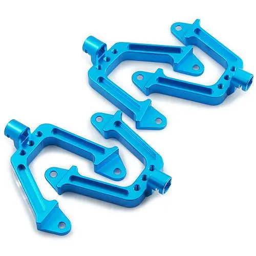 Yeah Racing Axial Scx10 Aluminum Shock / Body Mounts - 4 Pcs Scx10-008Bu 1