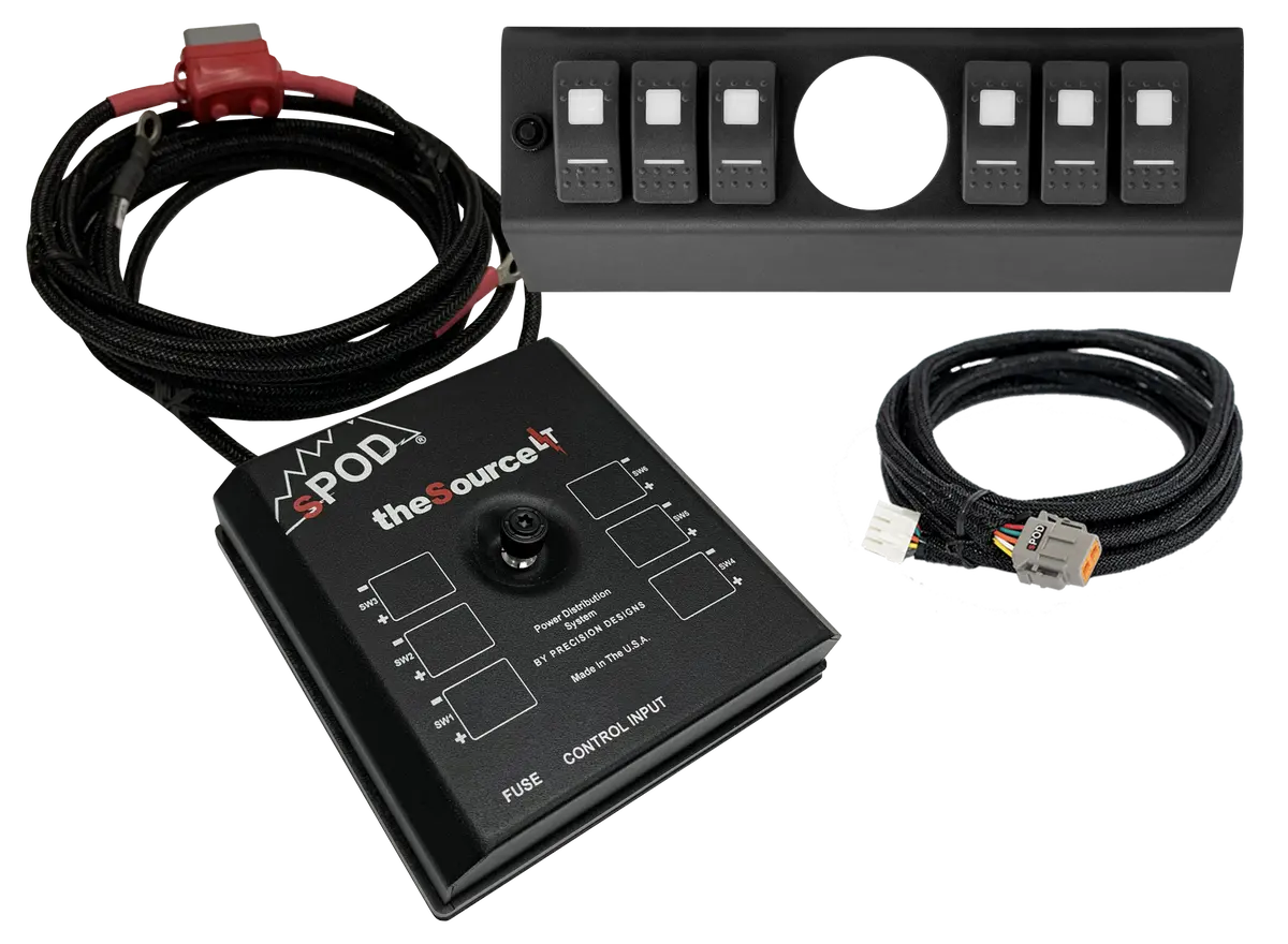 Sourcelt W/ Opening (2 1/16 Inch) For Aeroforce Gauge And Red Led Switch Panel For Jk 2009-2018 1