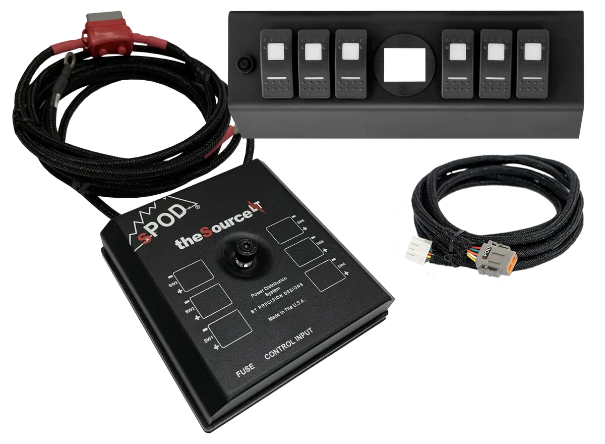 Sourcelt W/ Genesis Adapter And Green Led Switch Panel For Jk 2007-2008 1