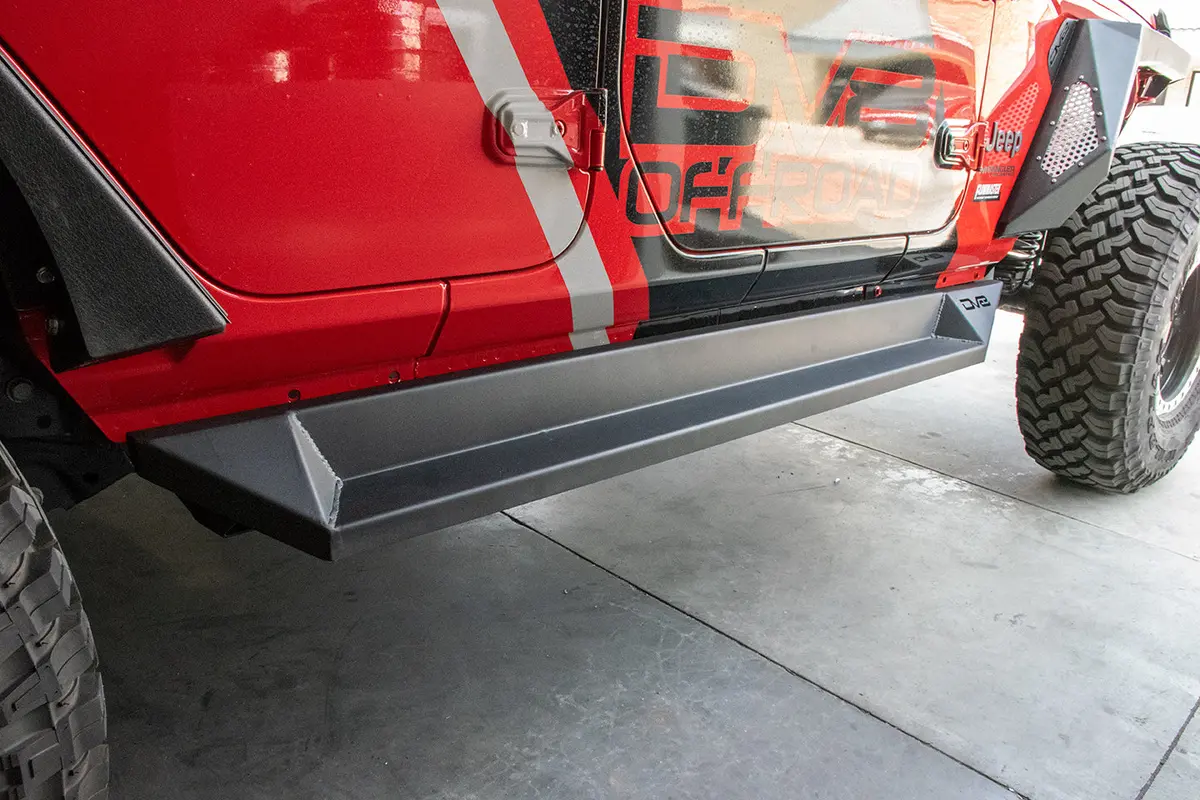 Jeep Jl Plated Side Step/Slider 18-Present Wrangler Jl 1