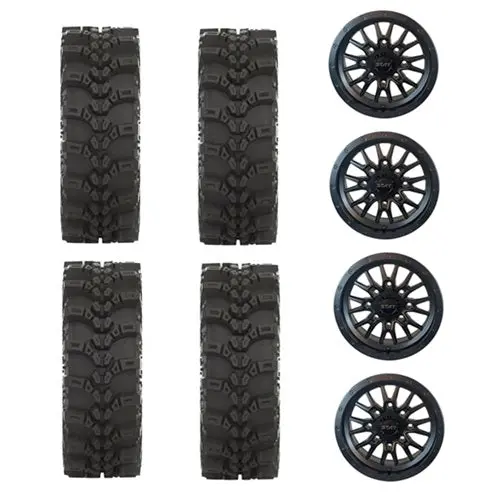 Stat Fc-318 Tire & Wheel Kits 28X10-14 On 4/110 Wheels 3