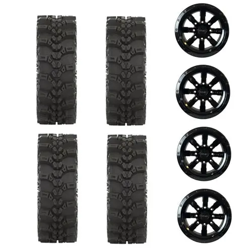 Stat Fc-318 Tire & Wheel Kits 28X10-14 On 4/110 Wheels 5