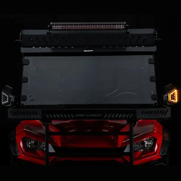 Superatv Kawasaki Krx 1000 Dual Section Led Side-View Mirrors 2