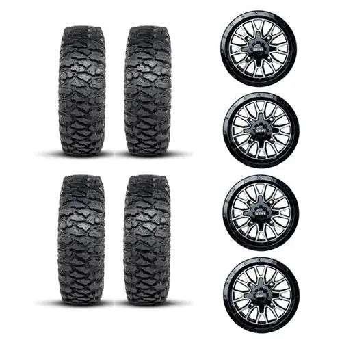 Itp Savage Xt Harc Tire & Wheel Kits 32X10-15 On 4/156 Wheels 1