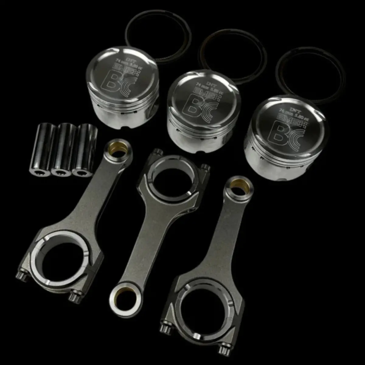 Can-Am X3 Short Block Package (Bc6932hd Rods & Bme 74Mm Pistons) 1