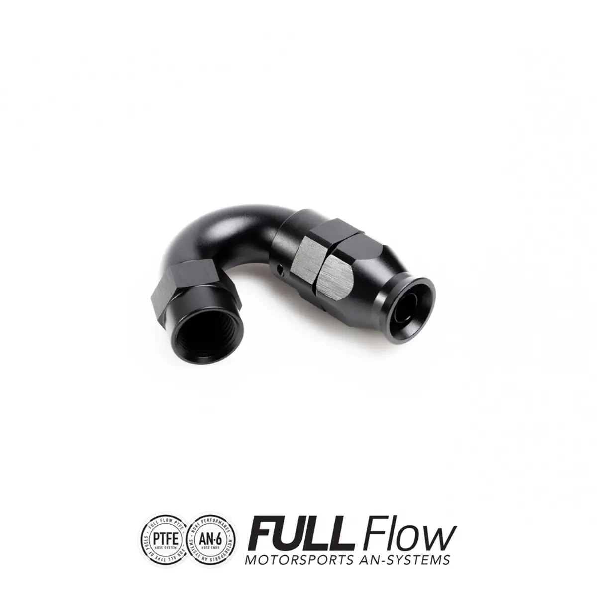 Nuke Performance Full Flow Ptfe Hose End Fitting 150 Degree An-06 1