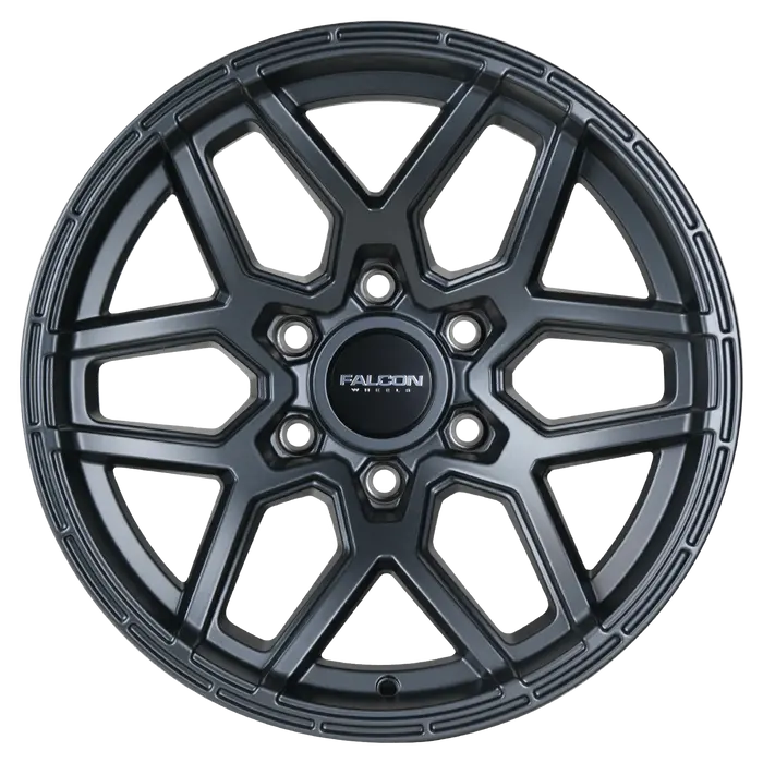 T9 - Full Matte Gunmetal - 17X9(-25Mm) 1