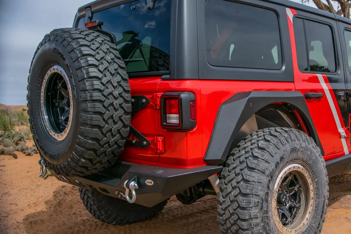 Jeep Jl Tailgate Mounted Tire Carrier 18-Present Wrangler Jl 1