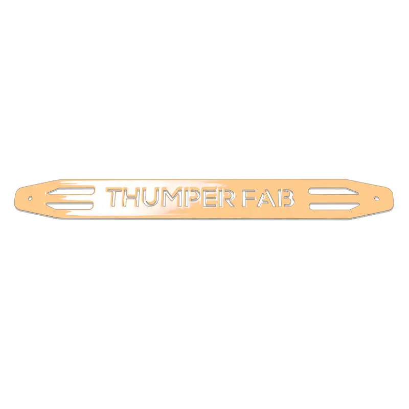 Thumper Fab Accent Panels For The General Nerf Rail Rock Sliders (Crew) 1