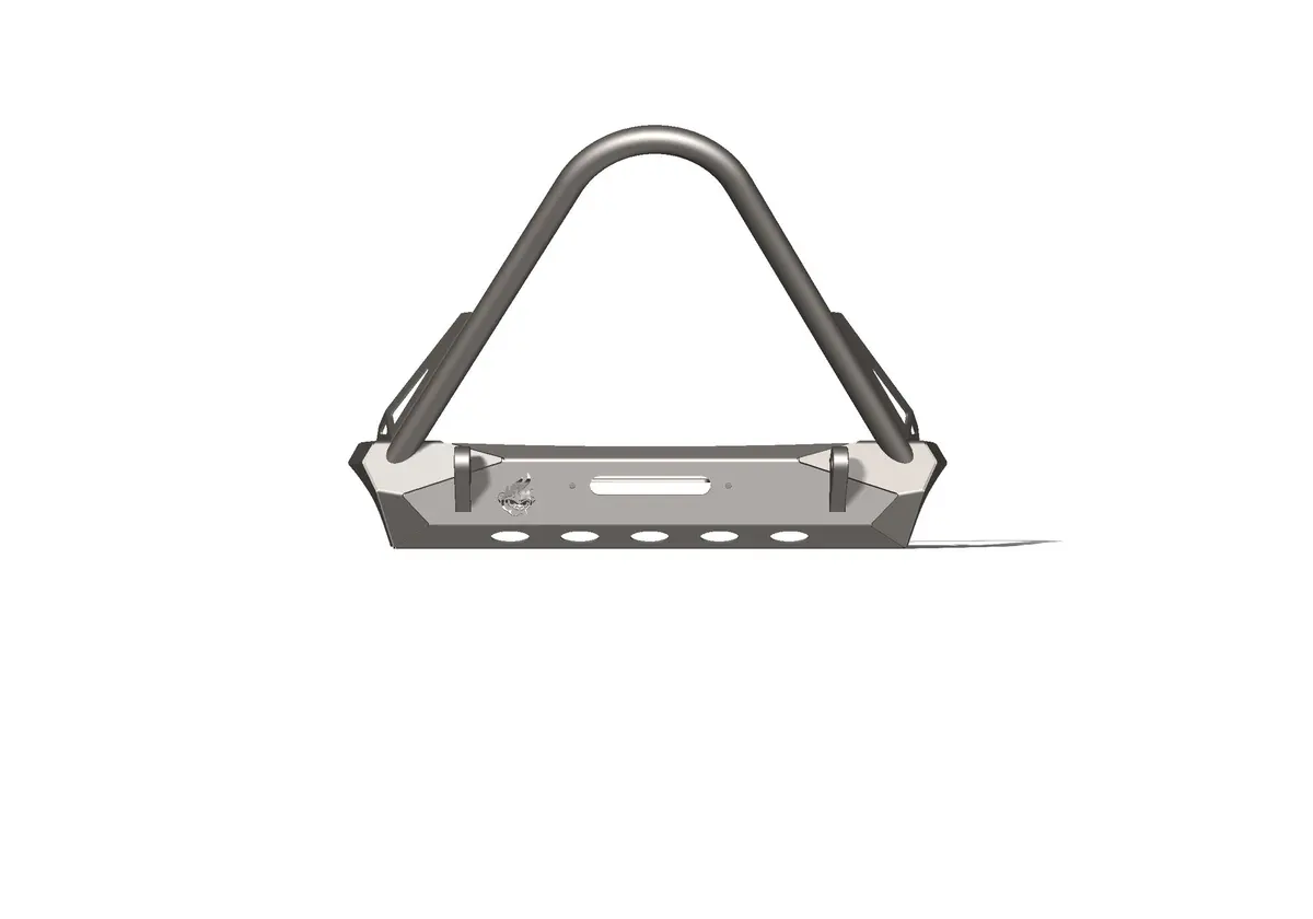 Pyro Stubby Front Bumper W/ Stinger | Jeep Wrangler Cj/Yj/Tj 2
