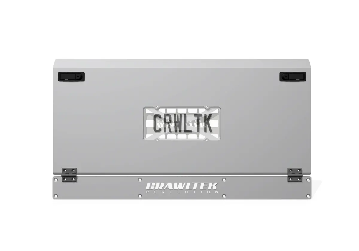 Yj/Tj Drop Down Tailgate With Molle Back Rack 1