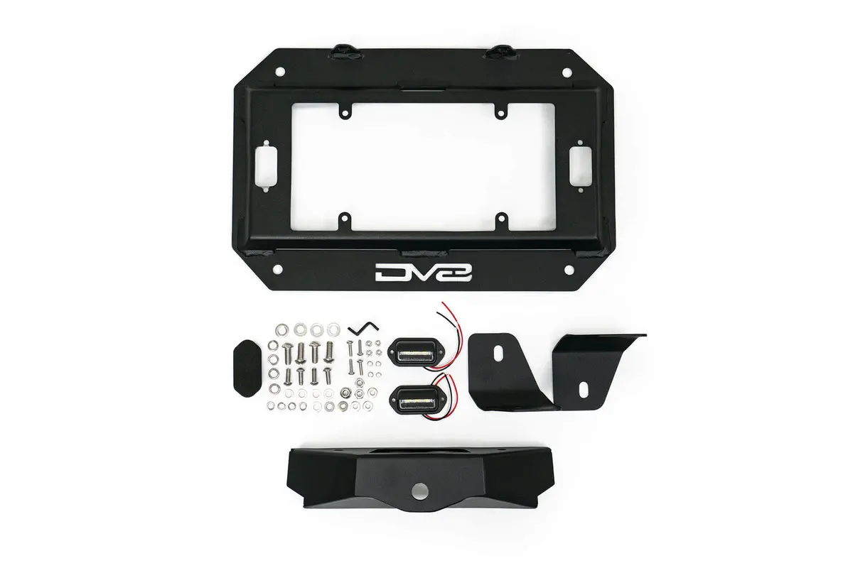 Spare Tire Delete With Light Mounts For 18-22 Jeep Wrangler Jl 1