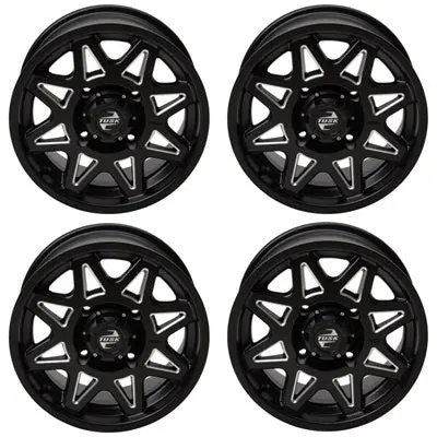 Tusk Tintic Wheels - Milled & Black 1