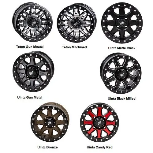 Megabite Tire & Wheel Kits 34X10-15 On 4/137 Beadlocks 2
