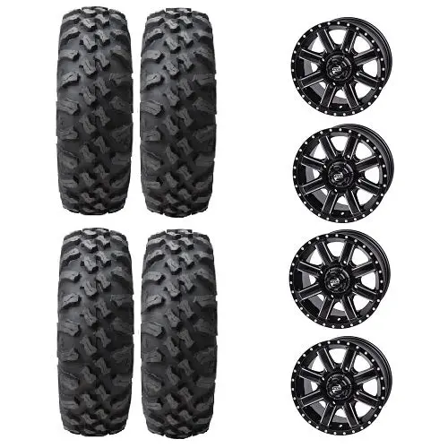Megabite 25x8-12 & 25x10-12 Tire and Wheel Kit with 4/137 Bolt Pattern - Image 3