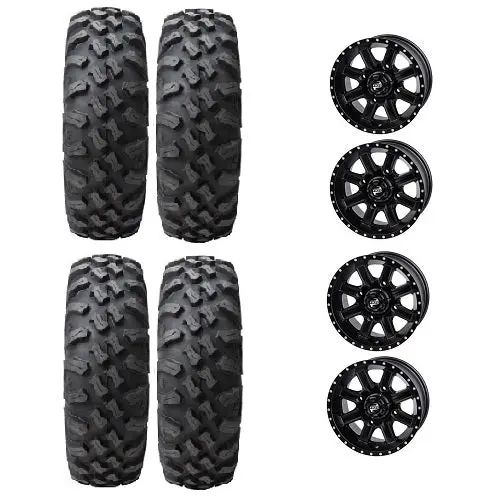 Megabite 27x9-12 Tire-and-Wheel Kit – 4/137 Bolt Pattern - Image 4