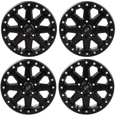 Tusk Uinta Beadlock Wheels – Matte Black Finish