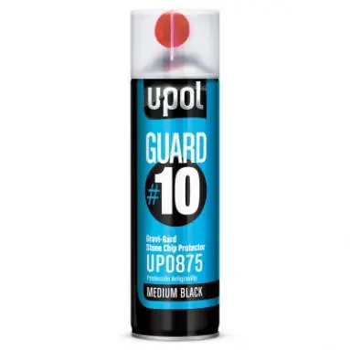 Upol 0875 Guard #10 Stone Chip Protector Aerosol Black 1