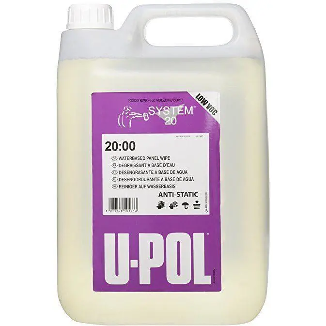 Upol 2002 Water Based Degreaser Anti-Static Panel Wipe, 5 Liter 1