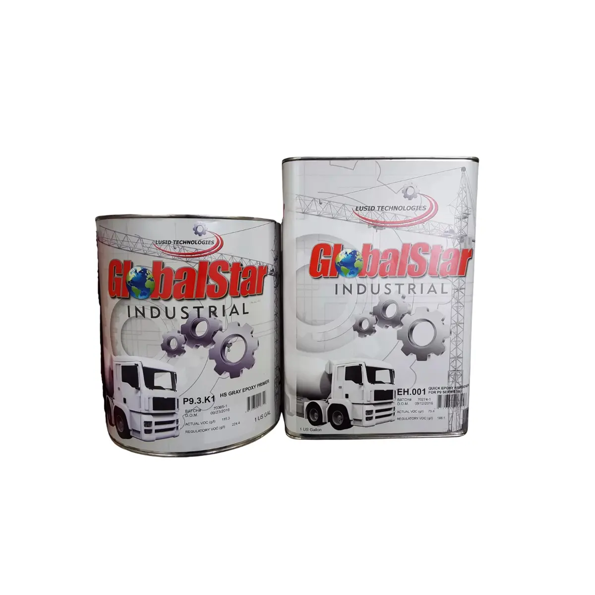 Globalstar High Build Epoxy Primer 1 Gallon Can Gray 1:1 Mixing 1