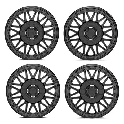 Valor V08 Beadlock Wheels - Satin Black 1