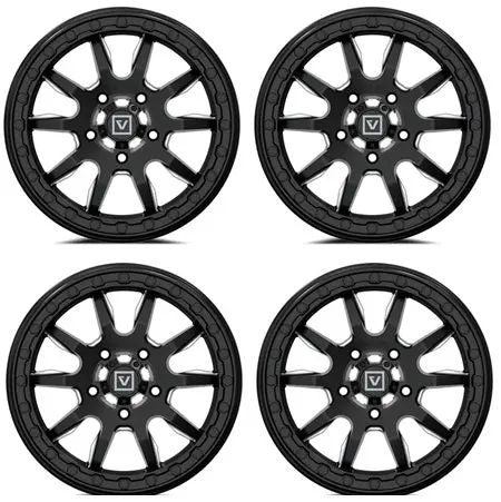 Valor V15 Beadlock Wheels - Satin Black 1
