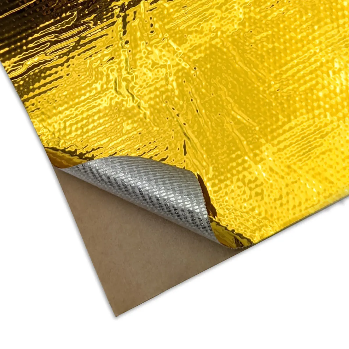 Design Engineering Floor And Tunnel Shield, Reflect-A-Gold Heat Reflective Sheet - 24" X 24" 1