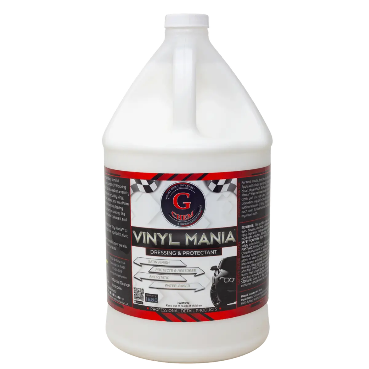 G-Chem® Vinyl Mania™ Water-Based Dressing & Protectant 1