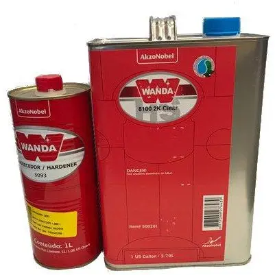 Wanda 8100 2K Clear W/ Hardener 1
