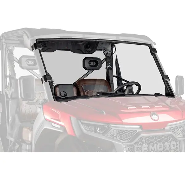Superatv Cfmoto Uforce U10 Pro Scratch Resistant Windshield 1