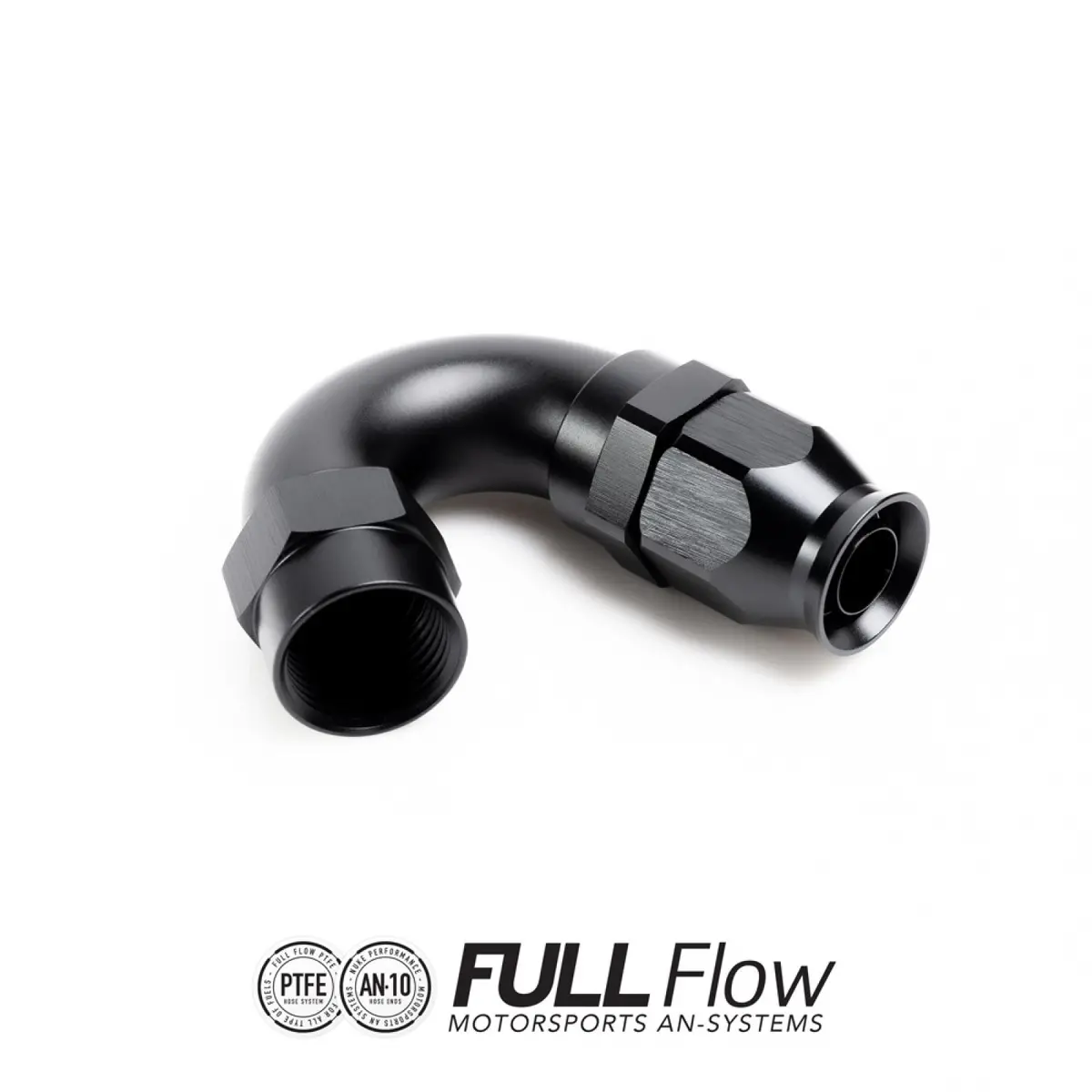 Nuke Performance Full Flow Ptfe Hose End Fitting 150 Degree An-10 1