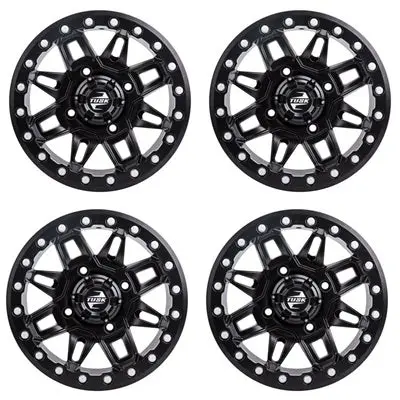 Tusk Wasatch Beadlock Wheels - Matte Black 1
