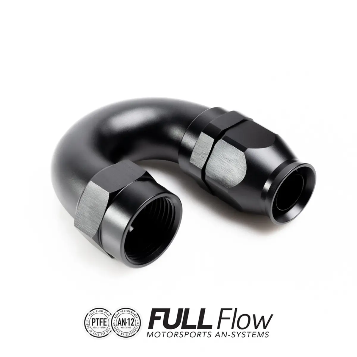 Nuke Performance Full Flow Ptfe Hose End Fitting 180 Degree An-12 1