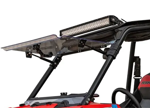 Superatv Polaris Rzr Xp 1000 Flip Up Windshields (2014-23) 1