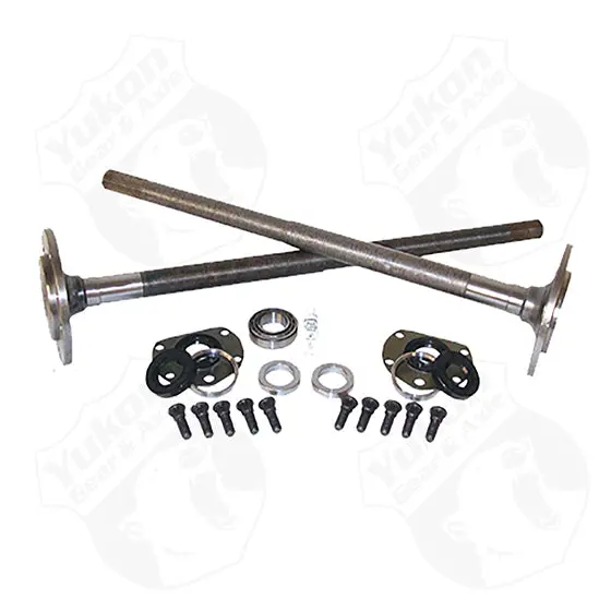 One Piece Axles For 76-79 Model 20 Cj7 Quadratrack With Bearings And 29 Splines Kit - 1