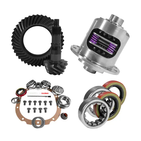 8.8 Inch Ford 3.55 Rear Ring And Pinion Install Kit 31 Spline Positraction 2.53 Inch Axle Bearings - 1