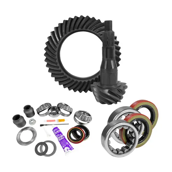 9.75 Inch Ford 4.11 Rear Ring And Pinion Install Kit 2.53 Inch Od Axle Bearings And Seal - 1