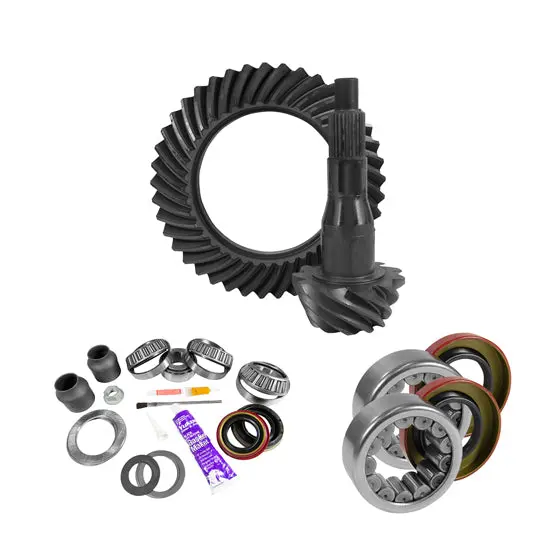 9.75 Inch Ford 3.55 Rear Ring And Pinion Install Kit 2.99 Inch Od Axle Bearings And Seals - 1